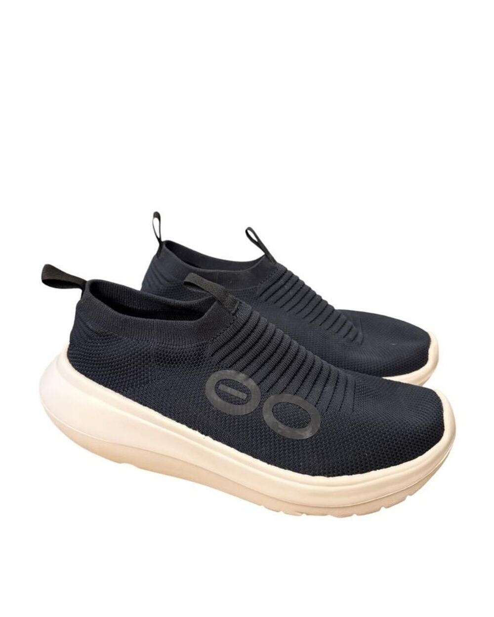 Oofos Oomy Zen Recovery Slip On Black Women size 11
